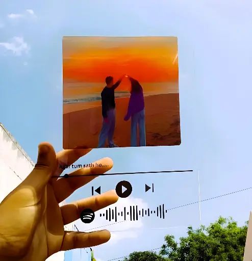 Music Plaque with wooden base